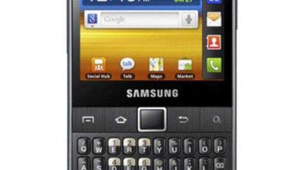 Samsung Galaxy Y Pro DUOS (front)