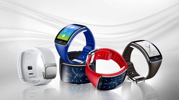 Samsung Gear S with color straps