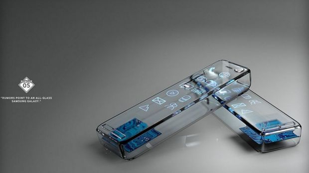 Samsung Galaxy S6 made of glass