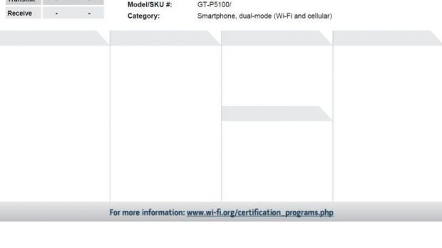 Samsung GT-P5100 Wi-Fi certification