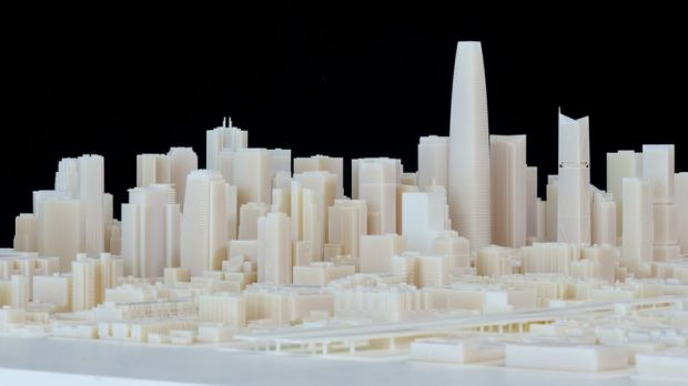 3D printed San Francisco