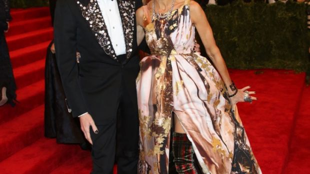 Sarah Jessica Parker in Giles Deacon at the MET Gala 2013