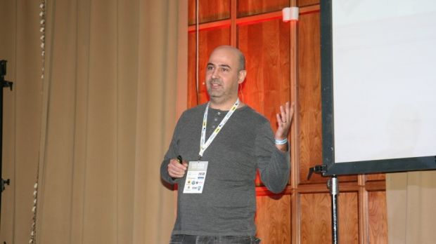 Alex Balan at DefCamp 2014