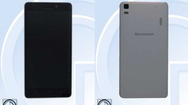 Lenovo K50 front and back view