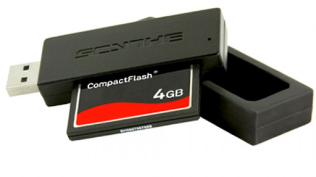 Scythe SCCFR-1000 USB 3.0 Compact Flash Card Reader