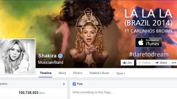 Shakira hits impressive milestone