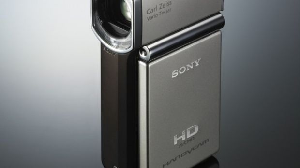 The HDR-TG1 camcorder