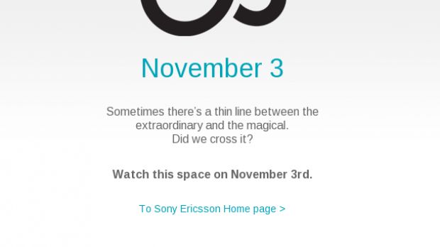 Sony Ericsson announcement on November 3