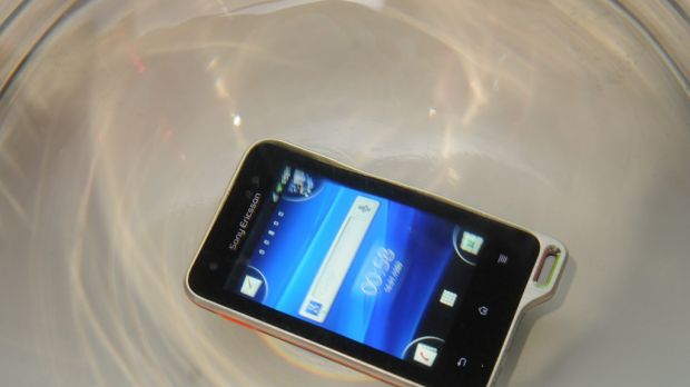 Submerged Sony Ericsson Xperia active