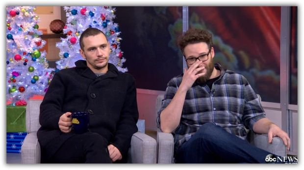 James Franco and Seth Rogen do first TV appearance for "The Interview" after Sony hack