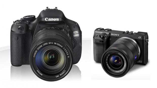Canon 600D and Sony NEX 5R