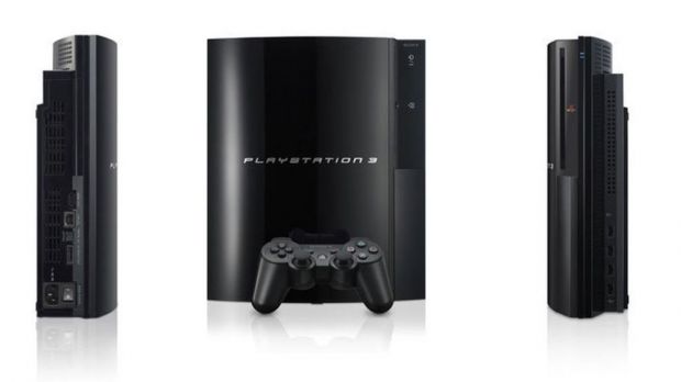 Sony PS3 Front/Side View