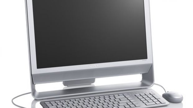The Sony VAIO JS-series All-in-One system (silver model)