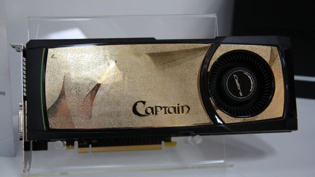 Sparkle Calibre X580 Captain GTX 580 graphcis card as seen at CeBIT 2011