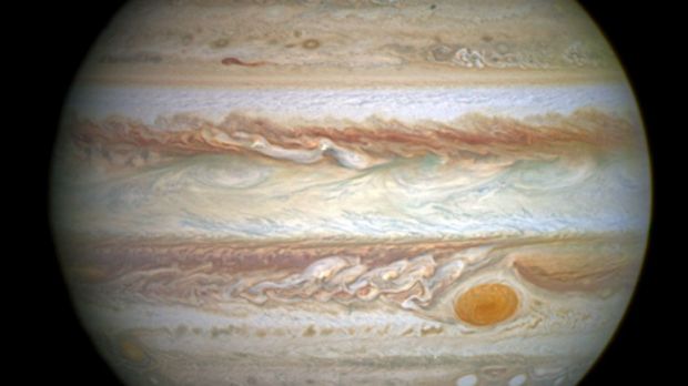 Scientists believe a massive spot on Jupiter is a sunburn