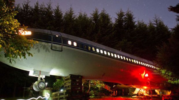 Man takes an old aircraft, turns it into his new home