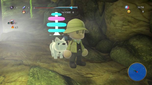 Spelunker Z - Main protagonist and his dog