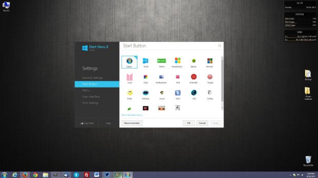 Start Menu 8 on Windows 8.1 RTM