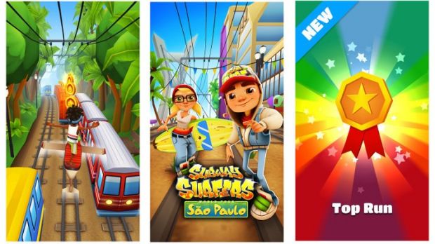 NFL SUPERSTARS TAKE A RUN IN SUBWAY SURFERS
