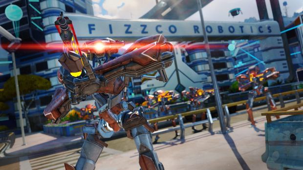 Sunset Overdrive: Dawn of the Rise of the Fallen Machines looks pretty exciting