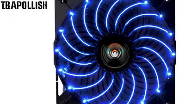An Enermax LED fan in full glory