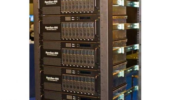 Texas Memory Systems' 64 TB Flash Memory Tower Rack