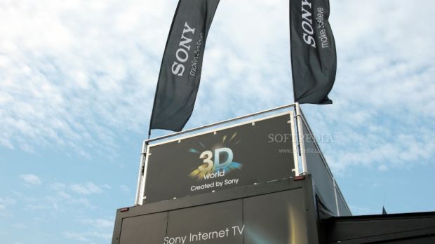 The Sony 3D caravan