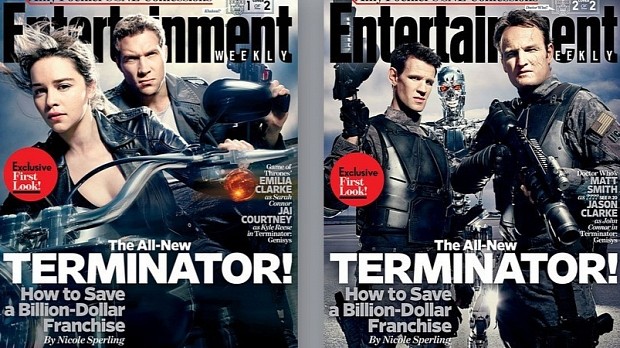 “Terminator: Genisys” got 2 alternate covers in a recent issue of Entertainment Weekly