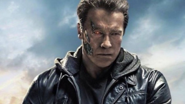 Arnold Schwarzenegger as Terminator, in “Terminator: Genisys”