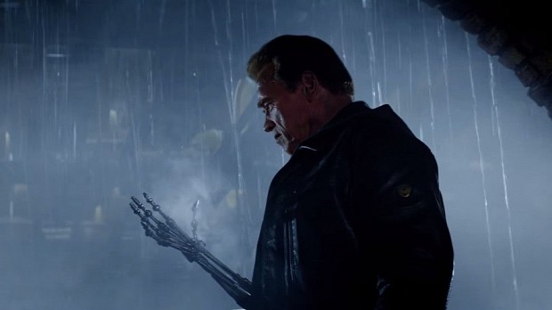 As promised, Arnold Schwarzenegger is back for “Terminator: Genisys”