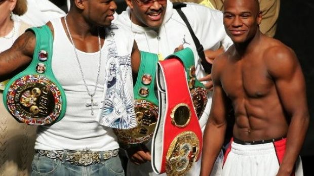 Rapper 50 Cent and boxer Floyd Mayweather Jr. have been feuding since 2012