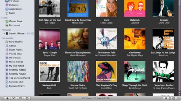 iTunes 8 - the new Grid view