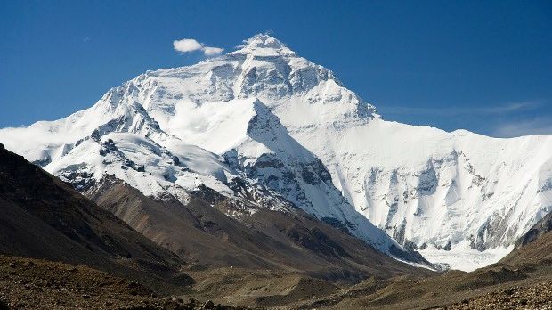 A view of Mount Everest