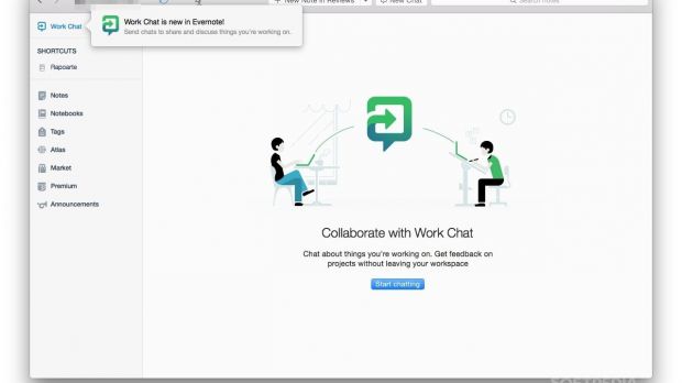 Evernote chat