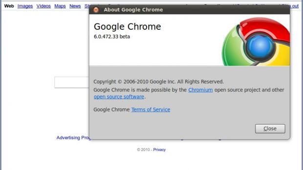 Google Chrome 6.0.472.33 Beta