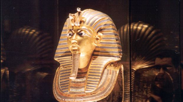 The golden mask of Tutankhamon