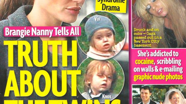 Star magazine comes out with another Brangelina story: the twins may have Down Syndrome