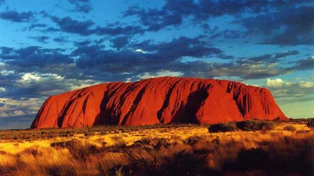 Ayers Rock in the sunset