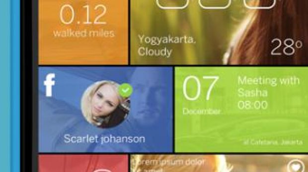 Windows Phone concept Start screen