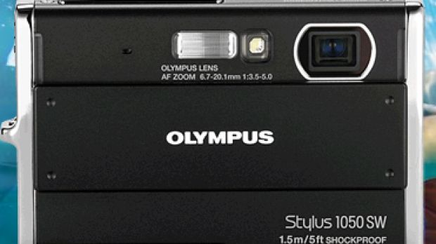 The new Olympus Stylus 1050 SW - front view