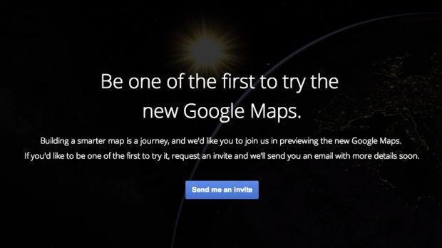 The new Google Maps is invite only