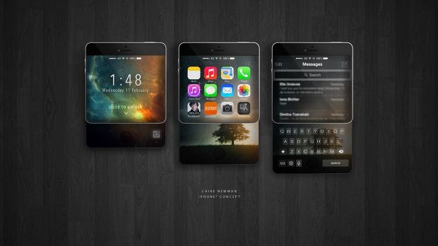 iPhone Square interface