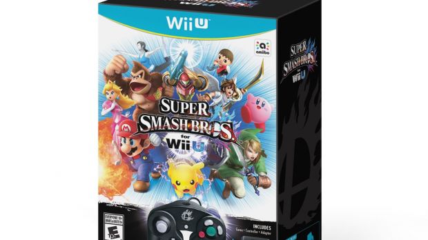 Super Smash Bros. for Wii U GameCube Controller bundle