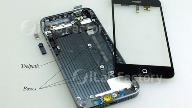 iPhone 5 parts put together