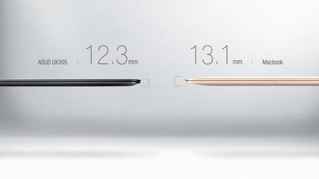 ASUS ZenBook UX305 is thinner than the new MacBook