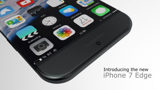 iPhone 7 Edge concept boasts a bezeless display