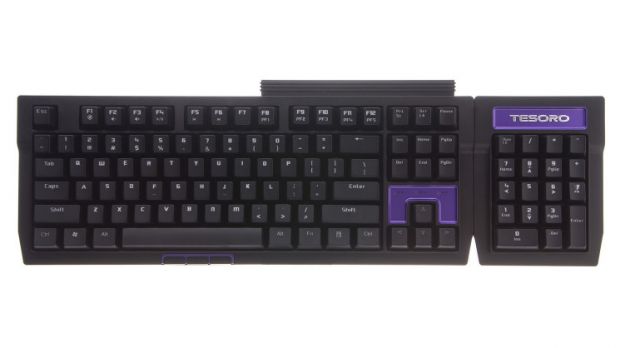Tesoro Tizona keyboard and numpad