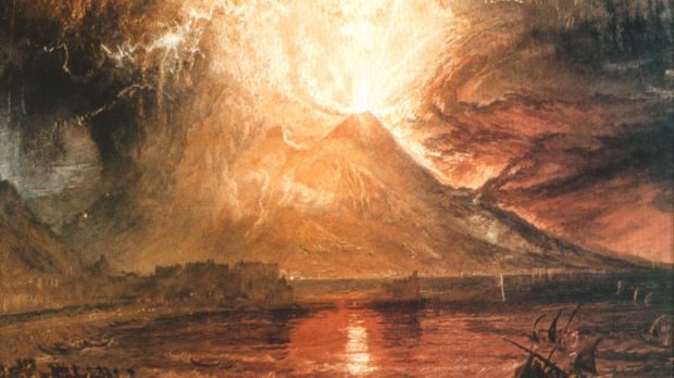 Picture of Vesuvius blast in 73AD