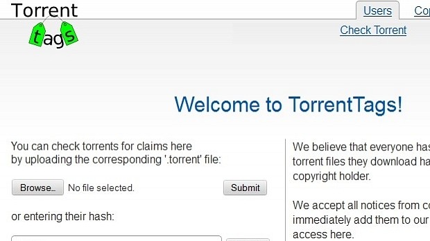 TorrentTags lets you search for risky torrents