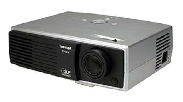 The Toshiba TDP-PX10U projector - front